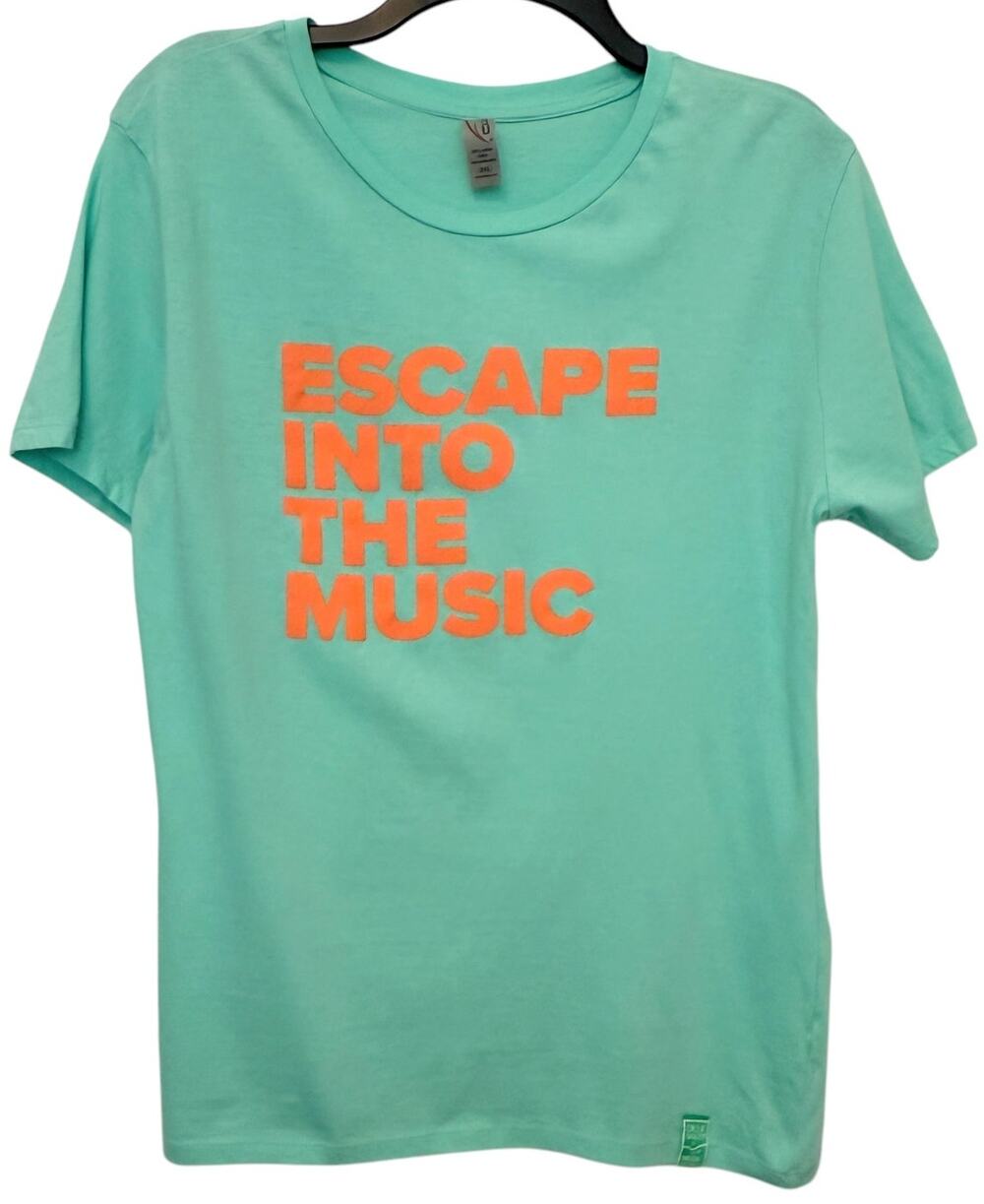 Cotton Heritage Escape Into The Music Tee Deer Valley Utah 2XL